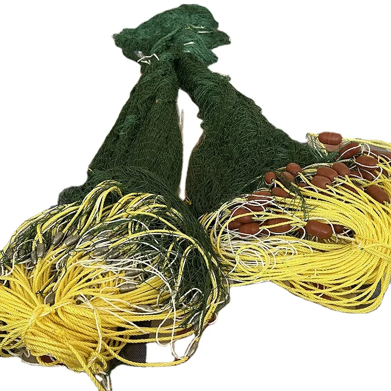 China manufacturer Portable drag Fishing net for catching Sardines and squid nylon trawl net