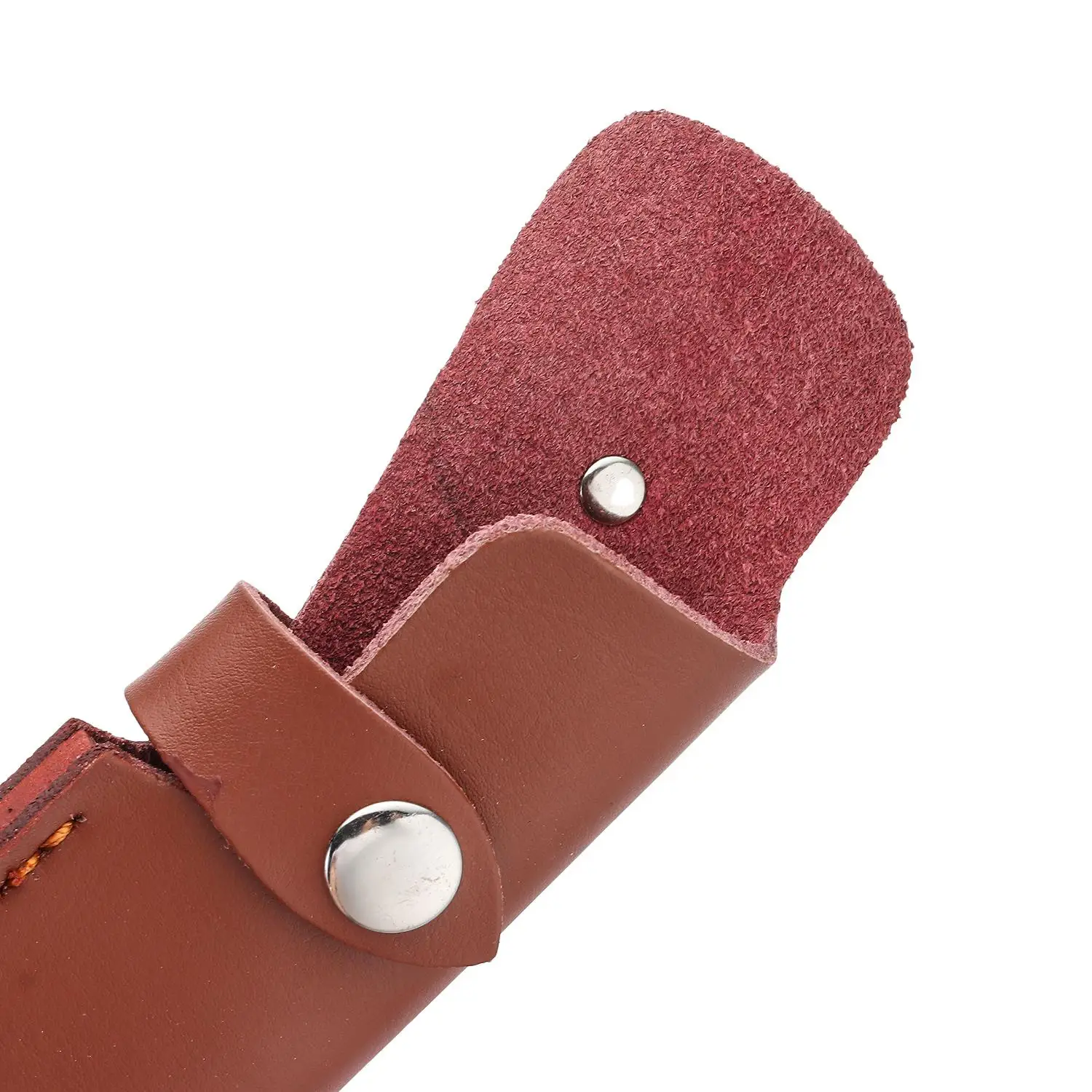 Outdoor Equipment Pocket Hunt Leather Sheath Holder Belt Loop Case Flashlight Case Fold Knife Tool Camp Outdoor Carry view 4