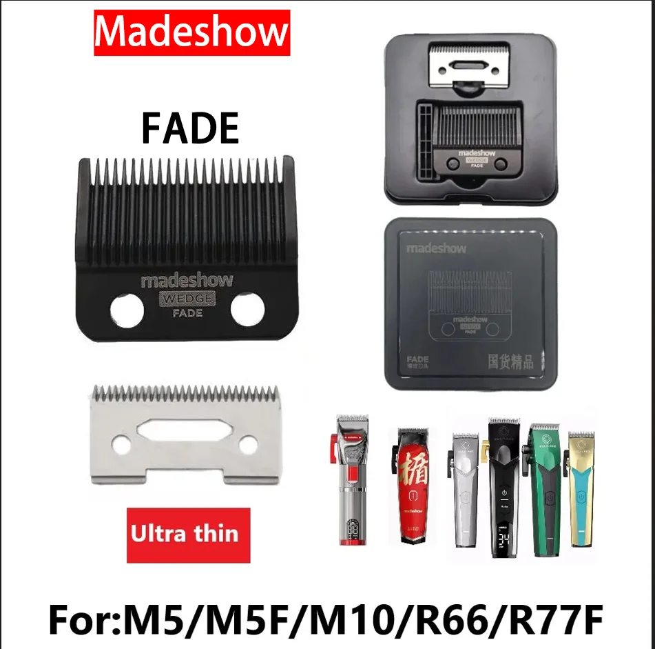 M5 Original Replaceable Cutter Head for Kulilang R55(F) Madeshow M6 M11 Professional Hair Clipper 0mm Blade Hair Cutting Machine