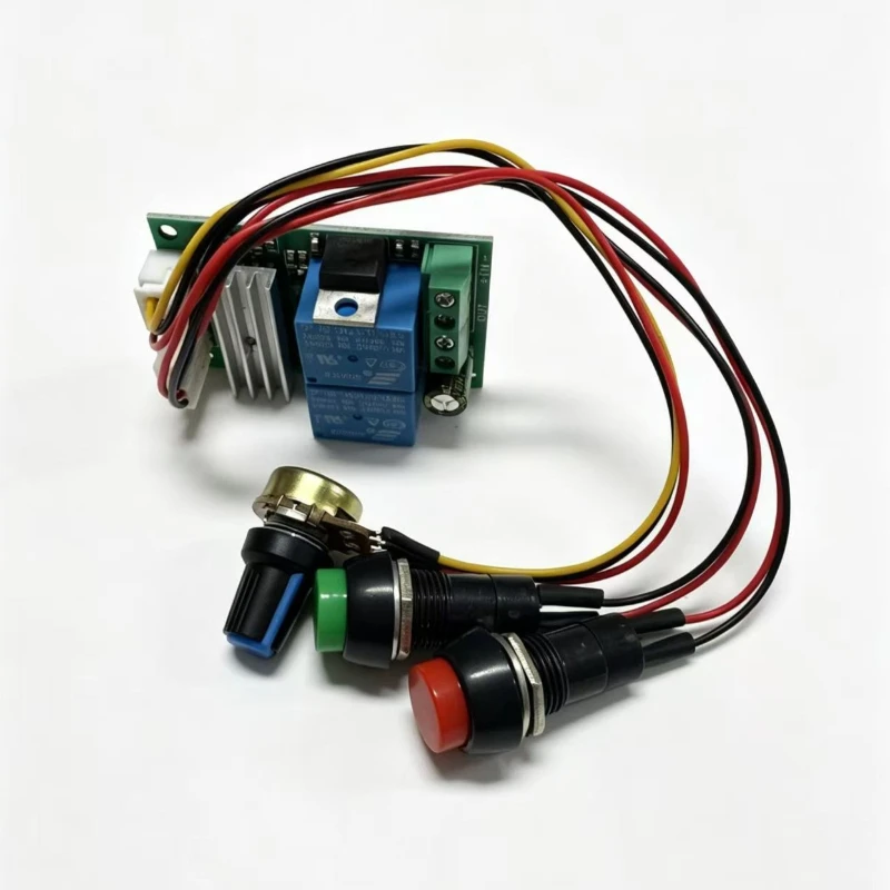 PWM DC motor speed controller 6V, 12V, 24V forward/reverse switch Electric push rod motor controller Button
