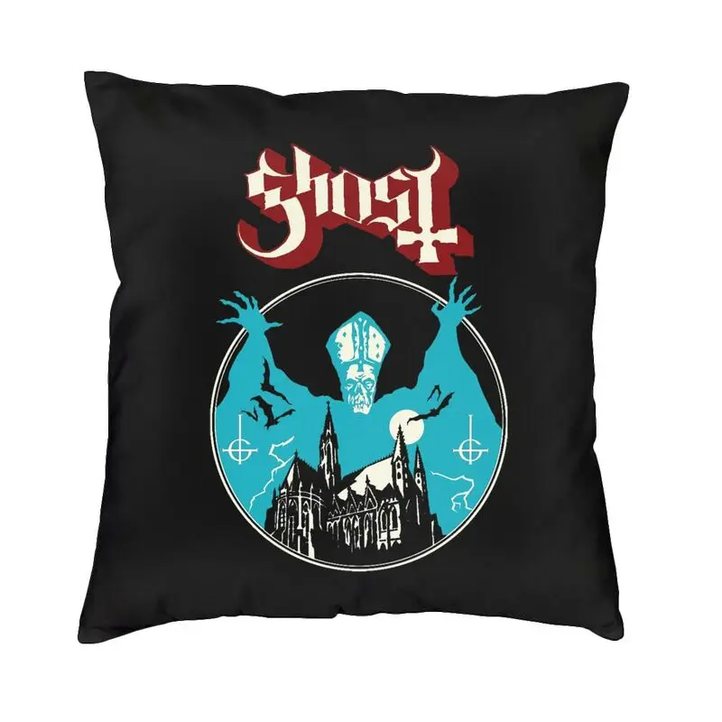 Swedish Rock Band Horror Ghost Cushion Cover Sofa Decoration Square Throw Pillow Cover 40x40