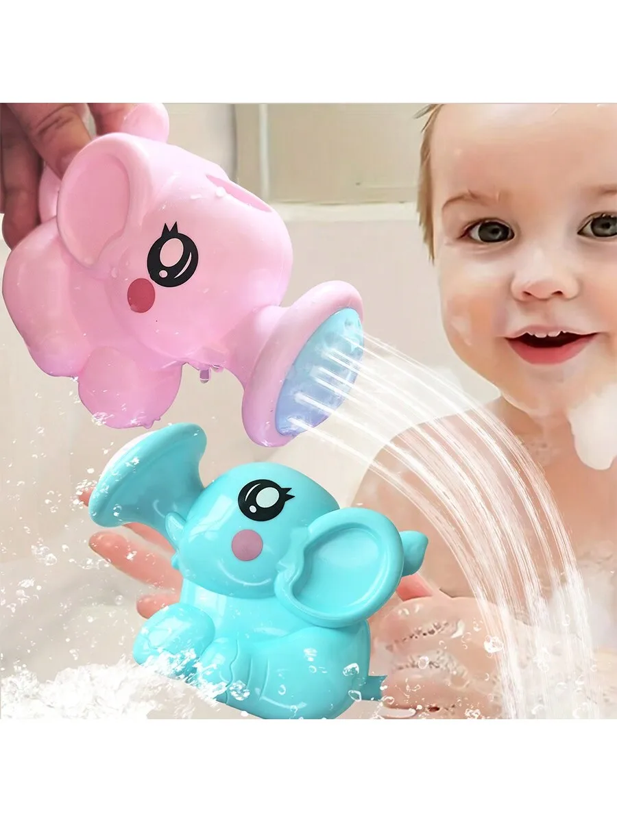 Baby Bath Shower Toy Elephant Kettle Animal Shape Shower Toy