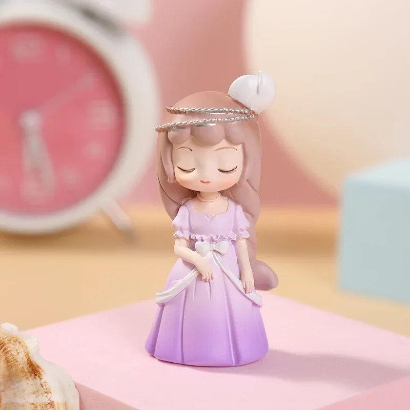 Original Girly Twelve Constellation Resin Ornaments Miniature Figurine Character Bake Cake Decoration Home Bedroom Desktop Decor