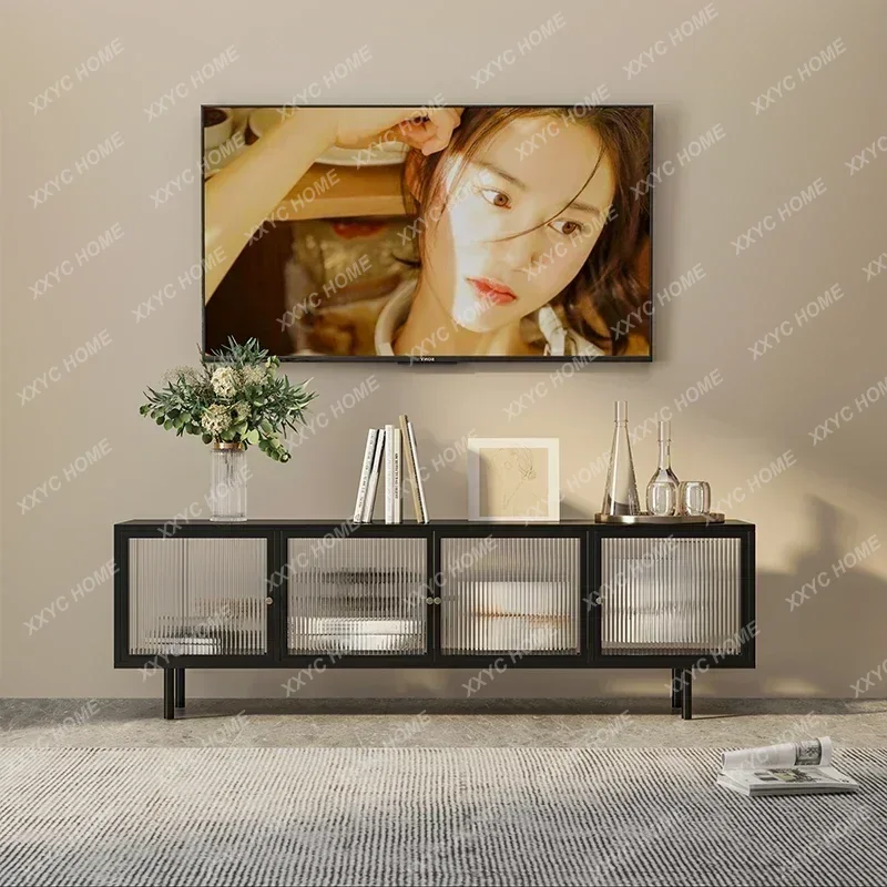 W White Fireplace Tv Table Salon Movies Entertainment Wood Organizer Universal Shelf Tv Stands Nordic Muebles Bedroom Furnit