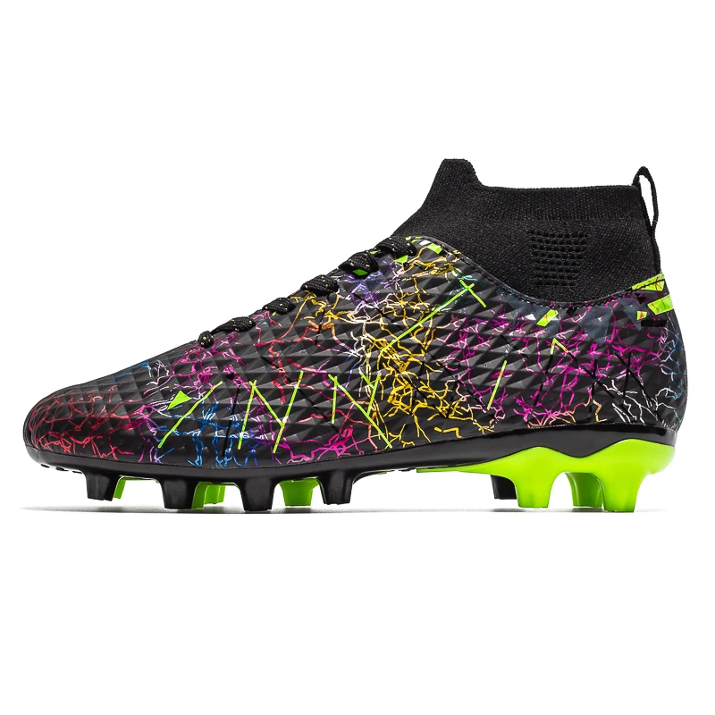 

High Top Men Baseball Sneakers Anti-Slip Long Spikes Softball Shoes Women Softball Training Shoes Wear-Resisting Outdoor Sneaker