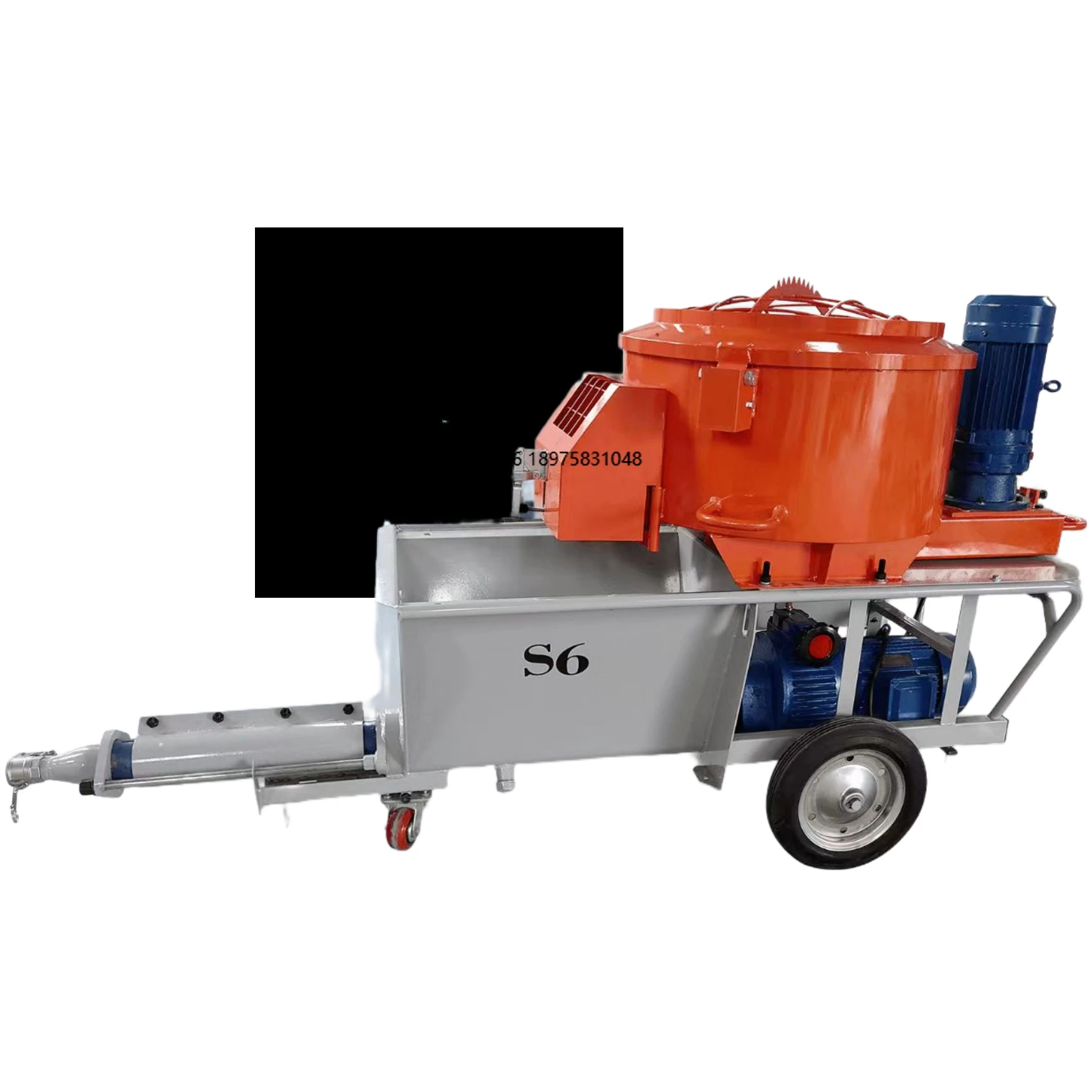 

With CE Construction Cement Mortar Spray Machine Small Electric Wall Plastering Machine Concrete Stucco Mixer With Pump