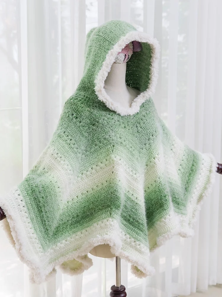 hand-knitted-woolen-hoodie-sweater-diy-material-kit-gradient-color-yarn-snowball-for-autumn-winter-fashionable-warm-hat-scarf