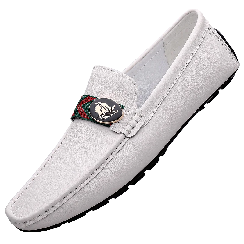 

2025NewMen'scasualandFashionableBusinessCowhide Leather Shoes, Handmade Leather Shoes, Men's Shoes, Bean Bean Shoes, Men's Shoes