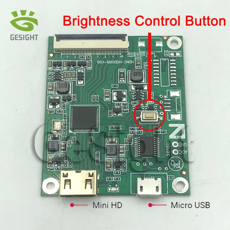 8.8 Inch LCD Display Panel 1920x480 Screen Brightness Controller Driver Board For RPI PC Laptop Webcast Live Chatting Aida64