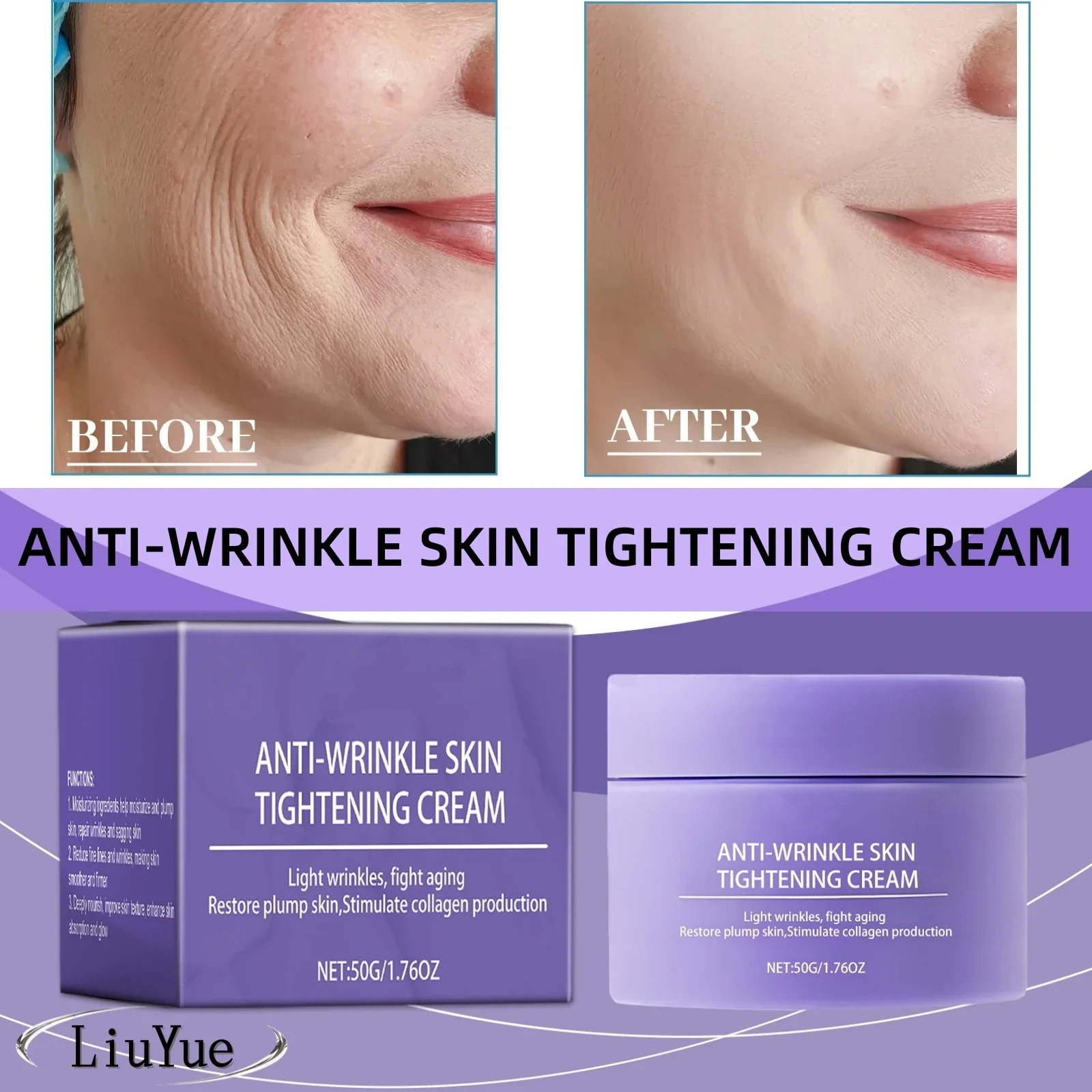 

Wrinkle Remover Face Cream Brightening Fade Fine Lines Lifting Cream Moisturizing Beauty Skin Care Products