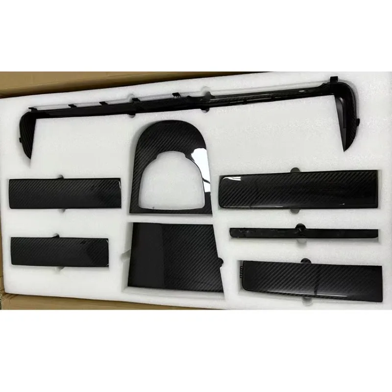 ترقية مجموعة الكربون الداخلية مجموعات الكربون الجافة الداخلية ل G63 W464 طقم الجسم G500 G550 2019-2024