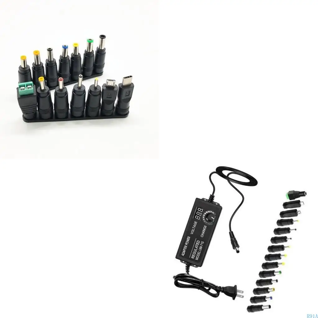 R91A Electricity Converters Universal Adapters for Home Appliances 100cm Cable