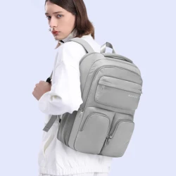 Mochila de viaje ligera para hombre y mujer, bolsa con múltiples bolsillos, informal, estética, 16 pulgadas, compartimento para ordenador portátil, Universidad