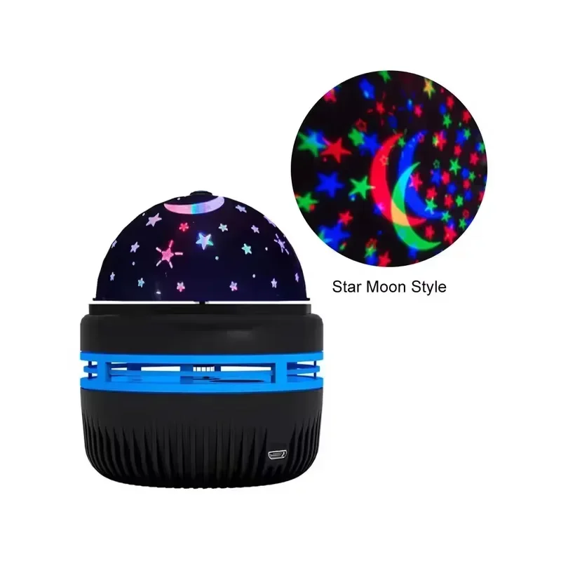 LED Starry Galaxy Projector Light with Rotating Colorful Effects for Bedroom KTV Party DJ Bar Stage Disco Atmosphere