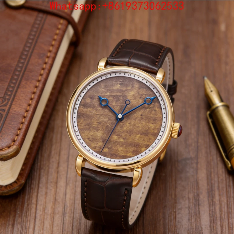 Chinese traditional craftsmanship gold thread nanmu series men's watch carefully designed personalized and simple men's watch