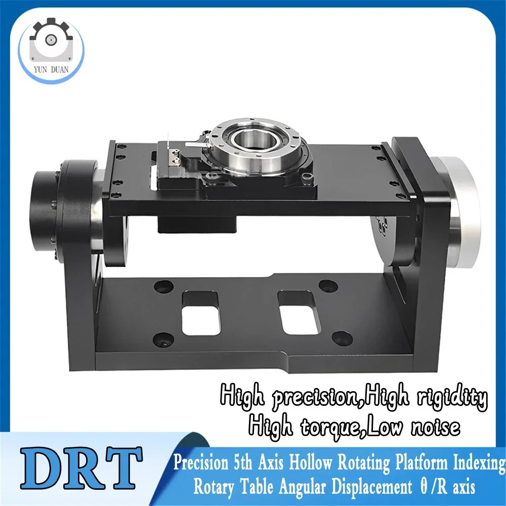 

Precision 5th Axis Hollow Flipping Table Indexing Rotary Table Hollow Rotating Platform for Laser Welding,CNC Route,Dispenser