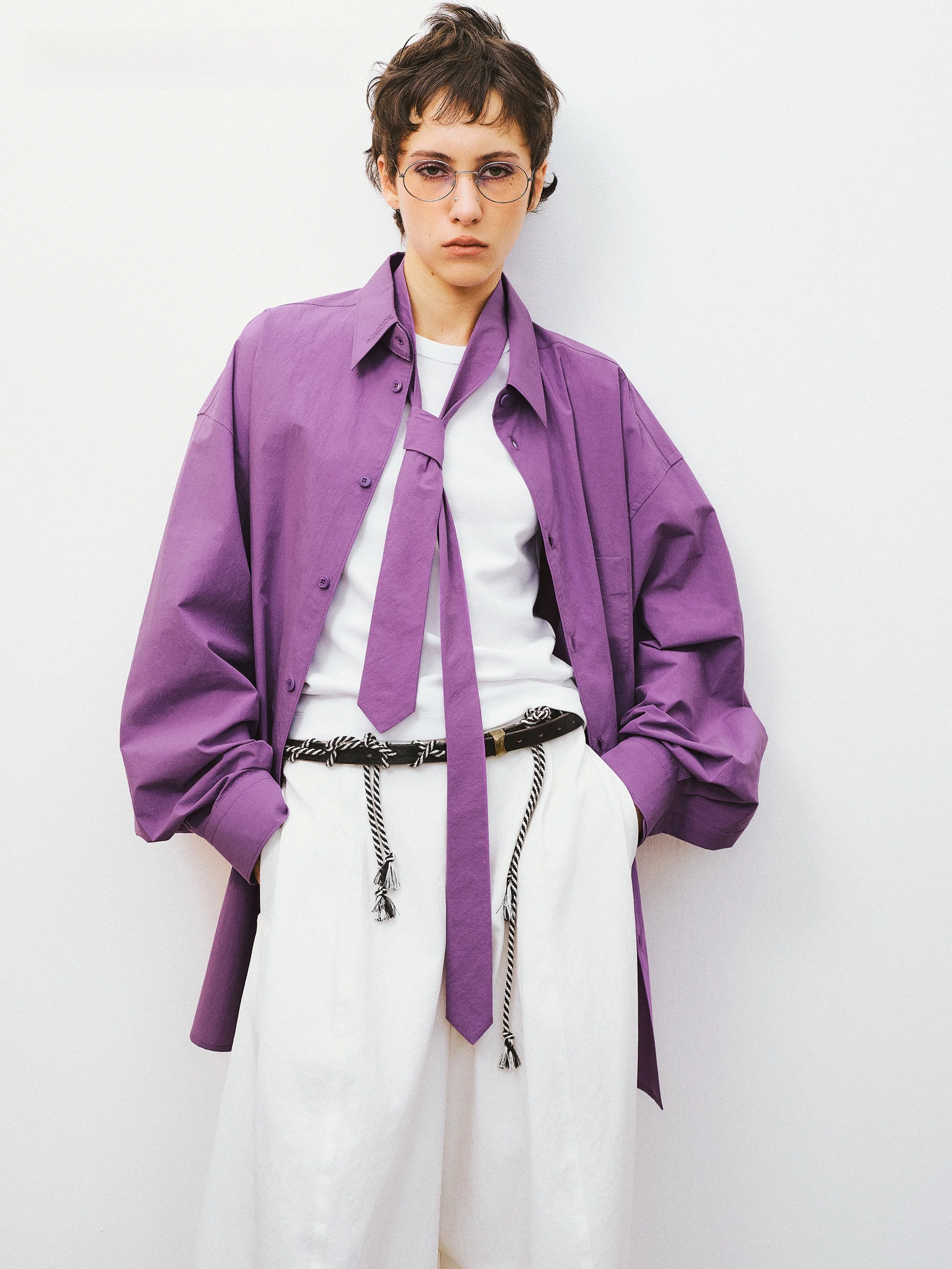 handmade-vermo-textured-cotton-tie-beautiful-color-atmosphere-matching-cotton-handkerchief-casual-style-pure-color-pattern