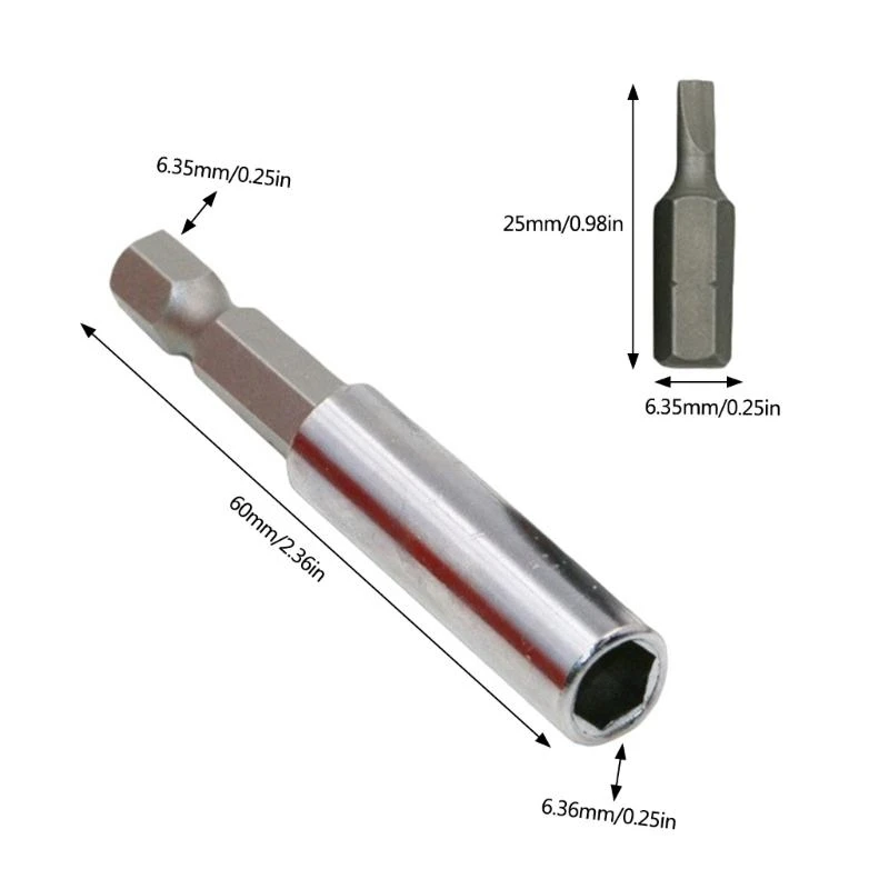 Impostare bit scansione sicurezza impostato da 6,35 mm cacciavite a supporto magnetico per avvitare M4YD