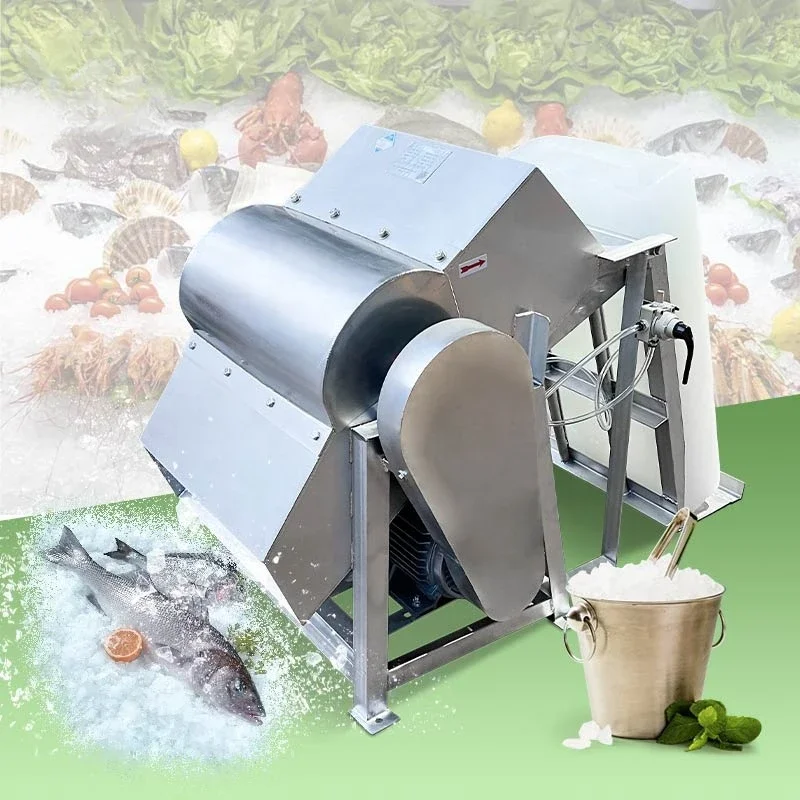 Industrial Commercial Use Ice Block Maker Breaker Chipper Crusher Crushed Crushing Making Machine for Business