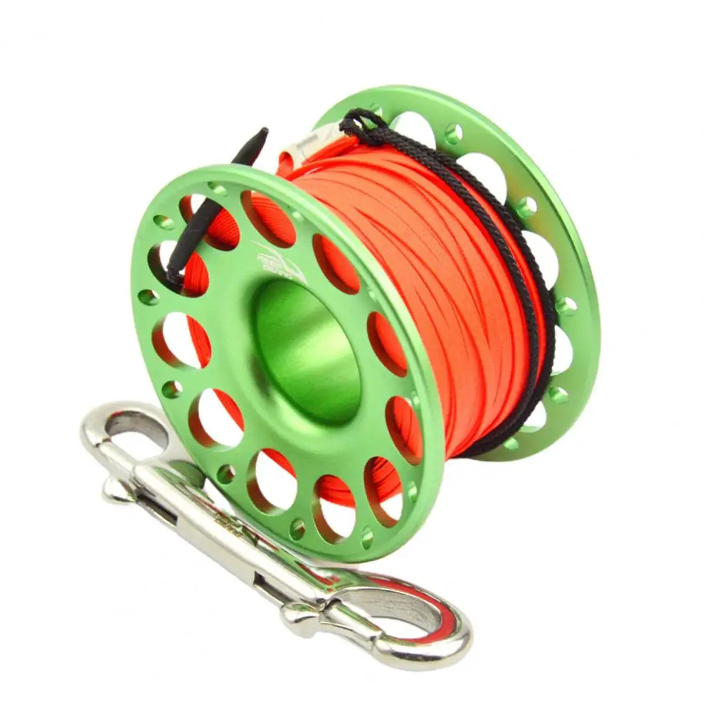 Катушка для пальцев 15 м 30 м FXL952, катушка с двойным крючком для дайвинга, катушка для пальцев, веревочная катушка, катушка для водного спорта,