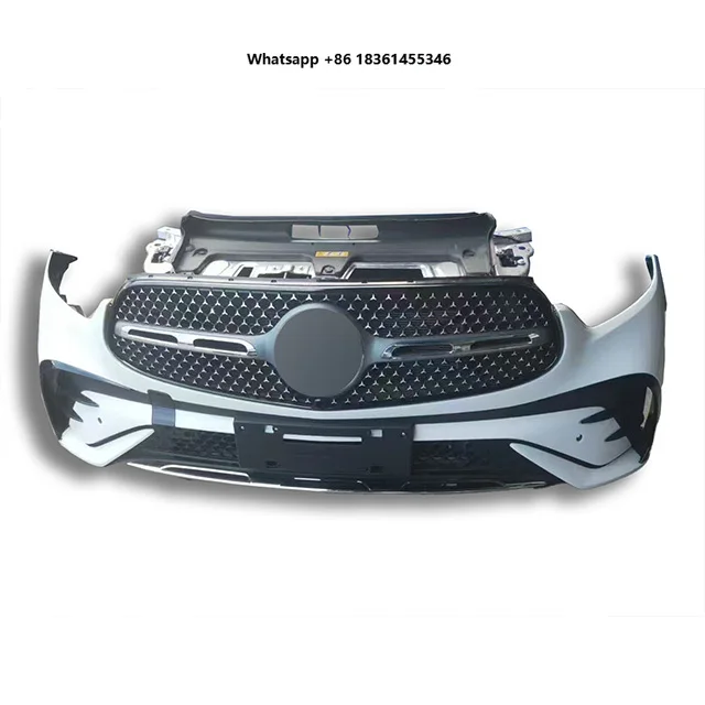 

For 2023-2024 GLC W254, Including the Grille, Radiator, Fan, Absorber and Diffuser Front Bumper Assembly of