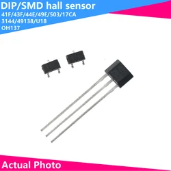 5PCS Sensor Hall Element 41F 43F 44E 49E 503 3144 49138 U18 DIP SMD 798