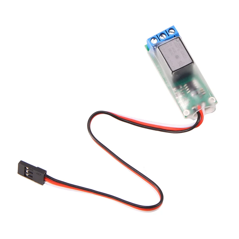2 uds RC PWM interruptor de relé electrónico para avión RC modelo DIY