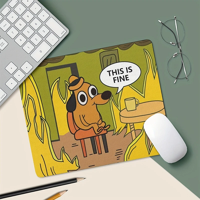 Cute Dachshund Dog Mouse Pad Customized Anti-Slip Rubber Base Gaming Mousepad Accessories Puppy Pet Office Computer PC Mat