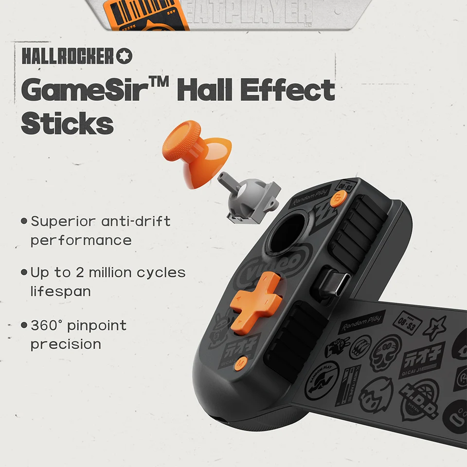 Controlador de Juego Móvil GameSir X5 Lite Edición Zenless Zone Zero para iPhone iPad Mini Android Gamepads ZZZ con Licencia Oficial 5