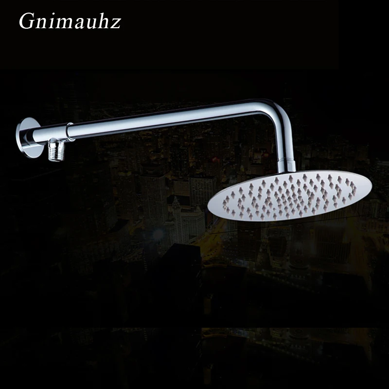 

Wall Mounted Shower Arm Stainless Steel Material Chromed Bathroom Shower Accessories Shower Head Fixed Pipe Shower Holder