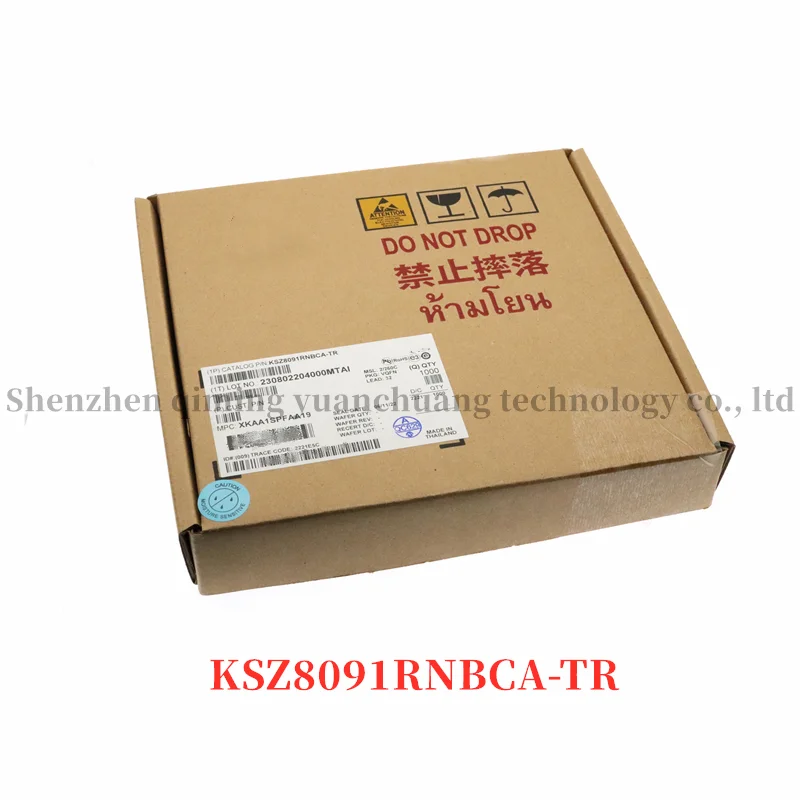 

KSZ8091RNBCA - TR VQFN32 IC Ethernet communications and network new original IC electronic components from stock inventory