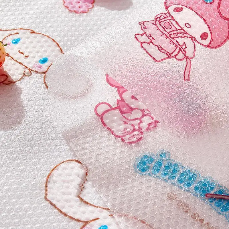 New Cartoon Cinnamoroll Tablecloth My Melody Kawaii Cute Drawer Kitchen Dining Table Household Waterproof Oil-Proof Table Mat