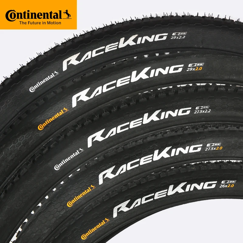 Continental RaceKing Wire Bead Tyres 26/27.5/29 Mountain Bike Tires 180TPI Cross Cuntry/Racing Anti Puncture Bicycle Steel Wire