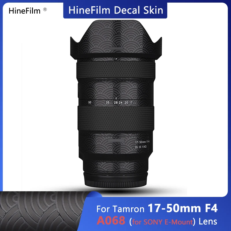 

Чехол для объектива Tamron 17-50F4 E, наклейка на объектив с креплением 17-50 мм F/4 Di III VXD A068 наклейка на рассеиватель 17 50, защитная пленка