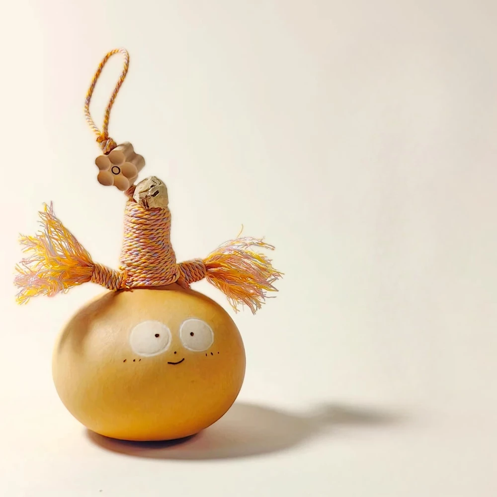 Handmade Gourd Ornament Pendant Original Design Decompression Creative Hanging Decorations Gift Cultural Play Gourd Pendant New
