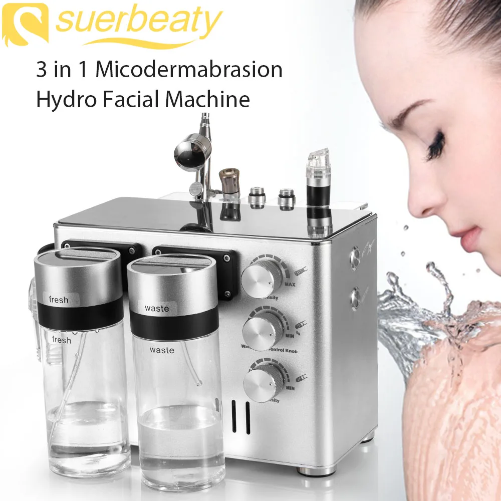 3in1 Hydro Microdermabrasion Machine For Skin Care Skin Clean  skin care product Dermabrasion Beauty Instrument Facial Spa