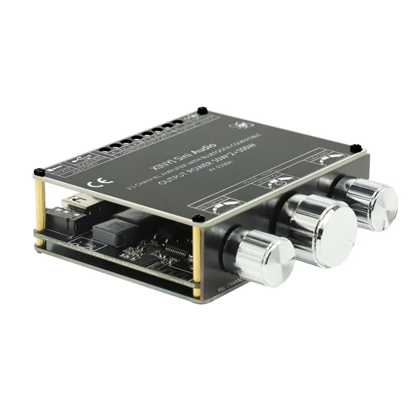 2.1 Channel Bluetooth Amplifier Board TPA3116 50Wx2+100W High-Power Left and Right Channel Subwoofer Audio Module E100H