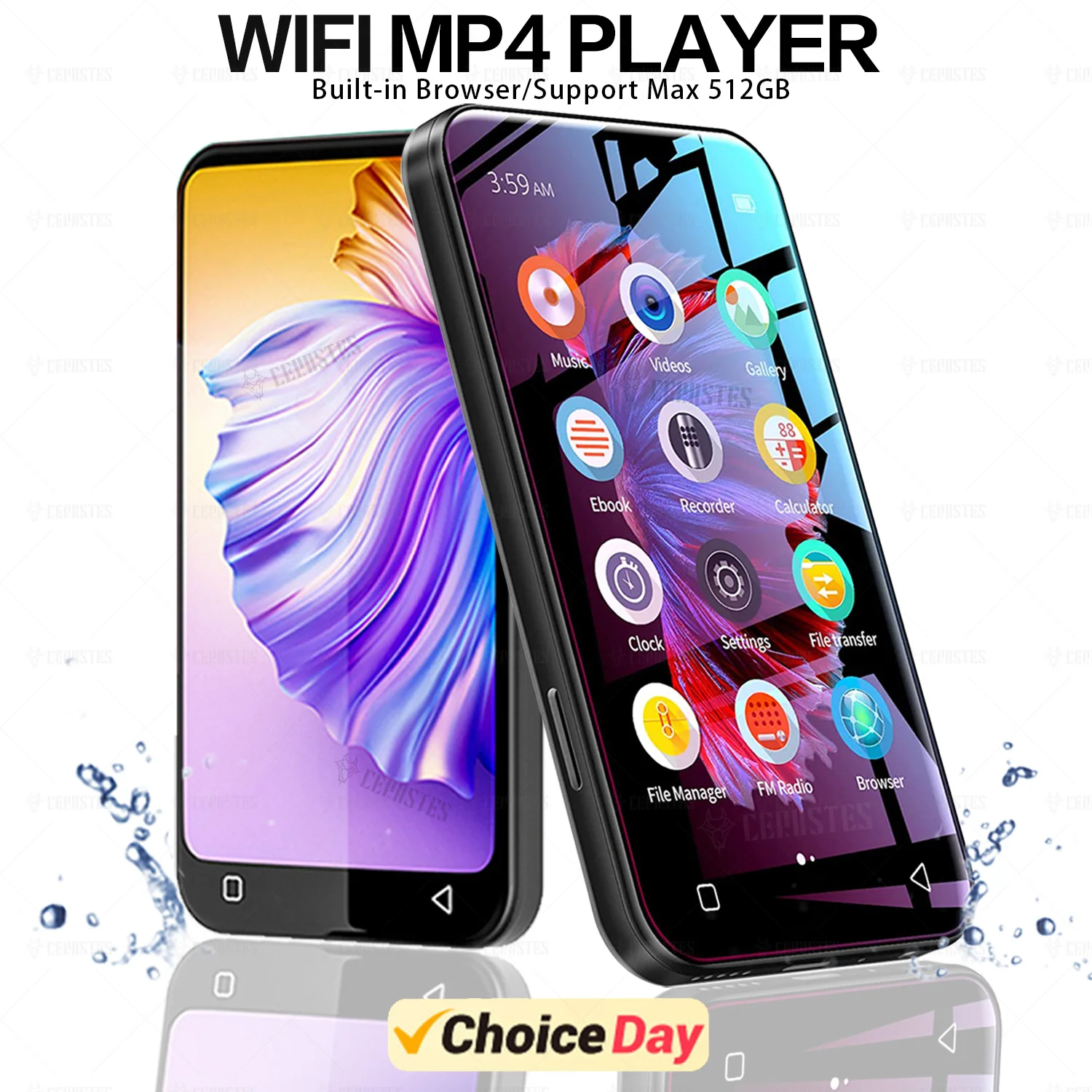 MP3 Player Bluetooth Portable WiFi MP4 Player MP5 HiFi Sound Music 4.0 