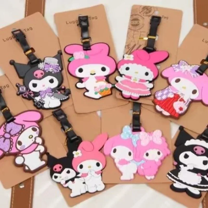 

Cartoon Suitcase ID Address Holder Luggage Check-In Portable Kuromi Anime Cartoon Innovative Luggage Tag Cute My Melody Gift