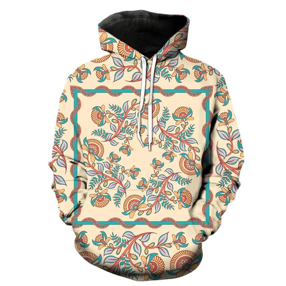 

Retro Exotic Ethnic Style Men's Hoodies Fashion Funny Hip Hop Cool Teens Long Sleeve Spring Sweatshirts 3D Print Casual Pullover