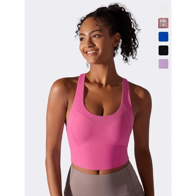 

Fixed Cup Sport Bra Vest Q 32559 Women's Fashion Summer Set No Brand Registered Trademark Suitable for All Seasons