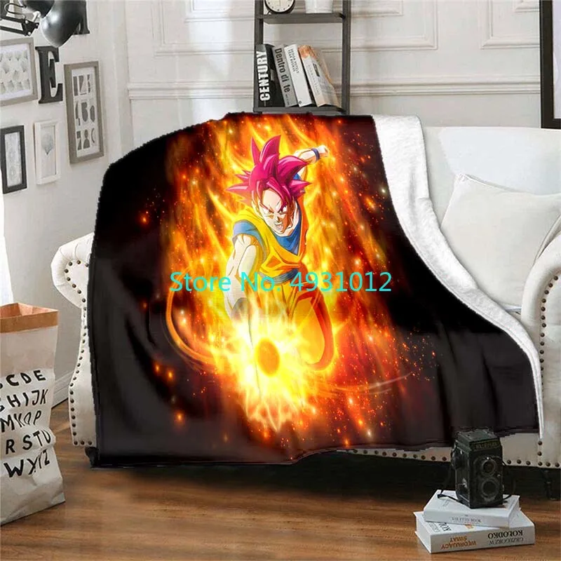 

Аниме 3D принт Hot Dragon Ball Boy Nap одеяло 70x100 см 3D фланелевые одеяла из шерпа для маленьких детей подарок плед диван декор для спальни
