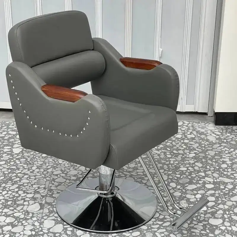 Barber Makeup Recliner Chairs Cosmetic Beauty Lash Adjustable Barber Chairs Facial Silla Barberia Commercial Furniture YX50BC