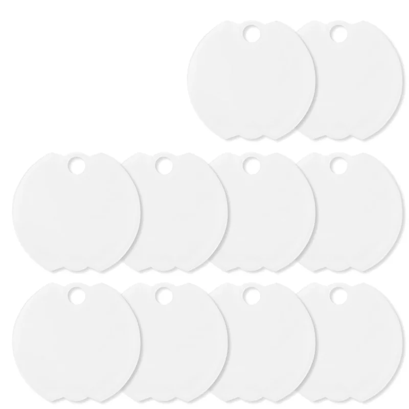 

10 шт., заготовки для сублимационной акриловой таблички с именем, именная бирка для стаканов на 40 унций, сублимационный топпер, пустая именная бирка-AC08