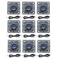 Hot sale 9PCS 100 Degree Camera Module 1MP OV9732 1280x720 30fps USB Camera Module Drive Free with 1.5M Cable for WinXP/7/8/10