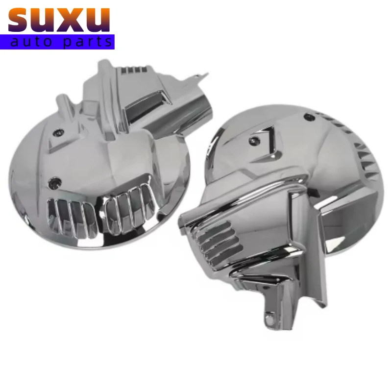 1Pair Front Brake Rotor Disc Covers Chrome Fit For Honda Goldwing GL1500 1988-2000 Motorcycle Brake Rotor Disc Shells