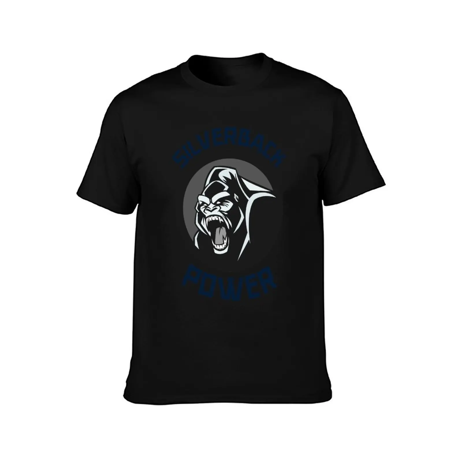 Silverback Gorilla T-Shirt heavyweights plus size tops cotton t shirt men