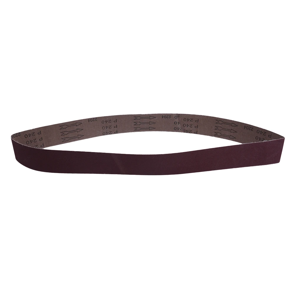 Professional Grade 1pc Red Brown Sanding Belt 50*1220mm for Coarse to Fine Grinding and Polishing Applications