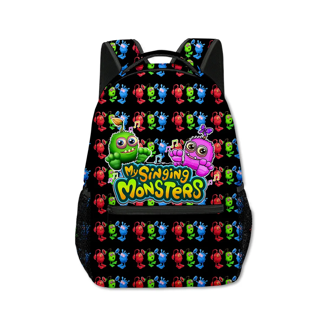 

Hip Hop Popular my singing monsters student Bookbag Notebook Backpacks 3D Print Oxford Waterproof Boys/Girls Travel Backpacks