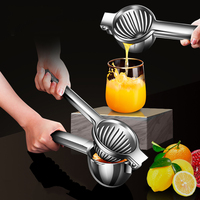 Heavy 304 Stainless Steel Lemon Squeezer Manual Citrus Orange Fruit Juicer High Quality Juice Press Juice Machine Kitchen Tools